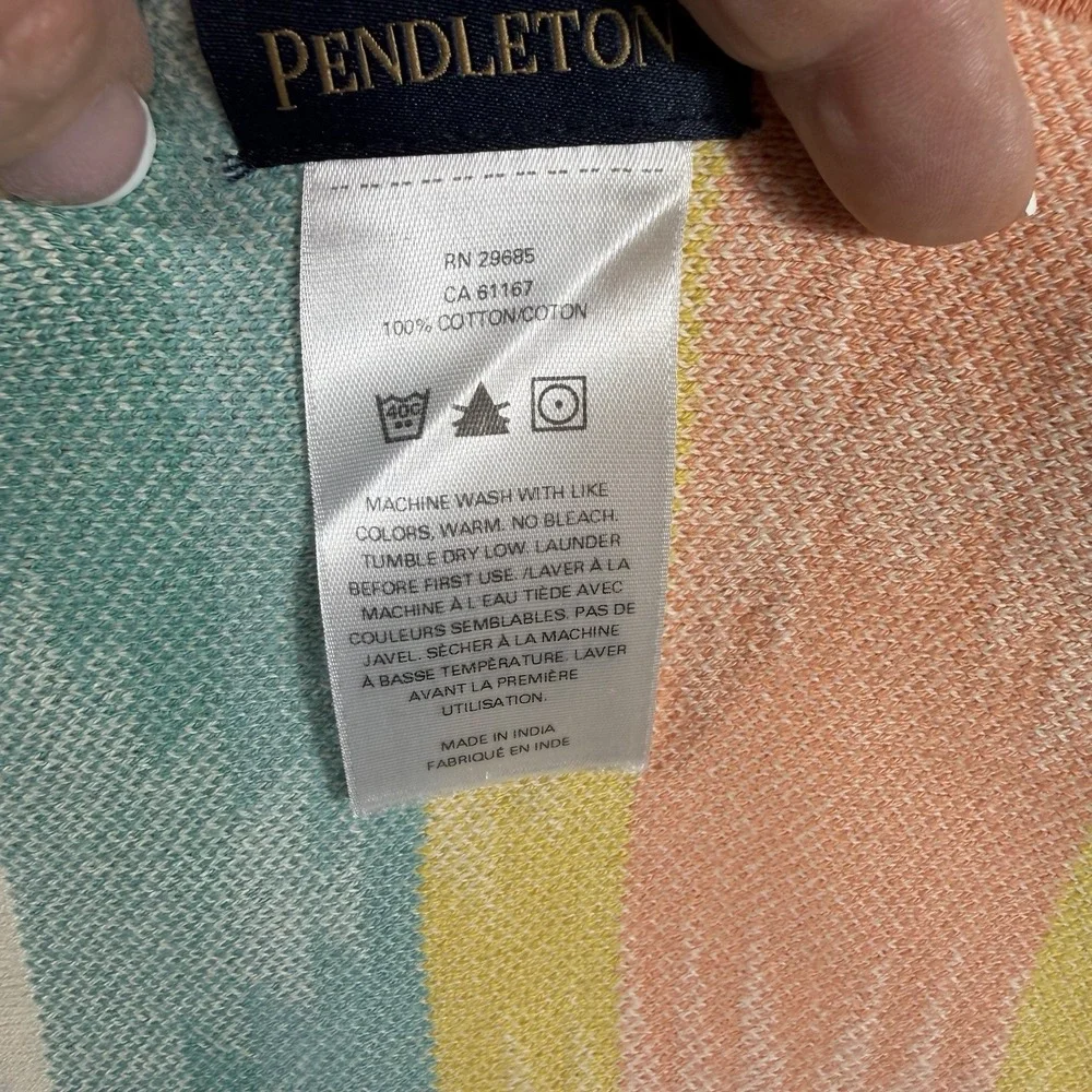 Pendleton Falcon Cove Cotton Baby Blanket 30 X 40 Southwestern Cowboy Aztec